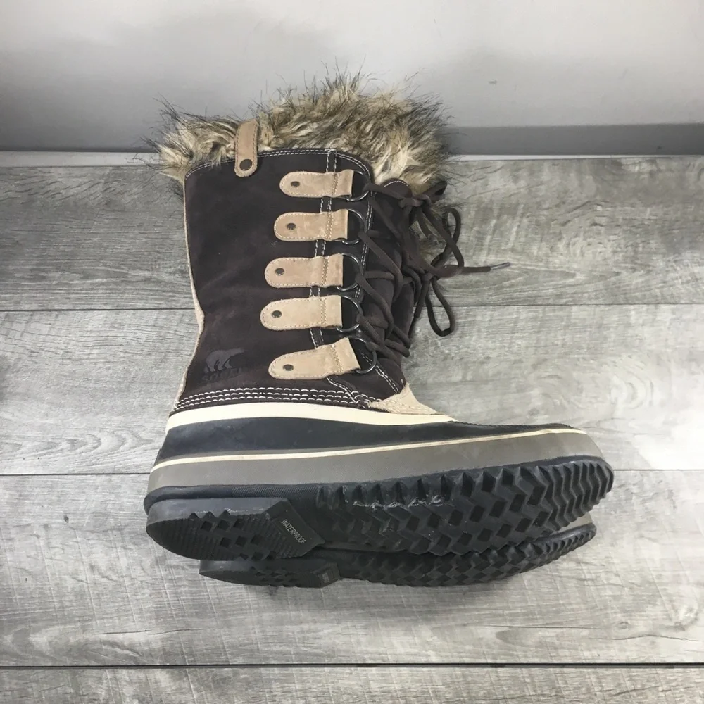 Sorel Joan of Arctic Women's Winter Snow Waterproof Leather Boots NL1540 Size 10